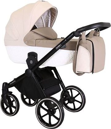Kočárek Kunert Talisman 2021 trojkombinace - white/beige - obrázek 1