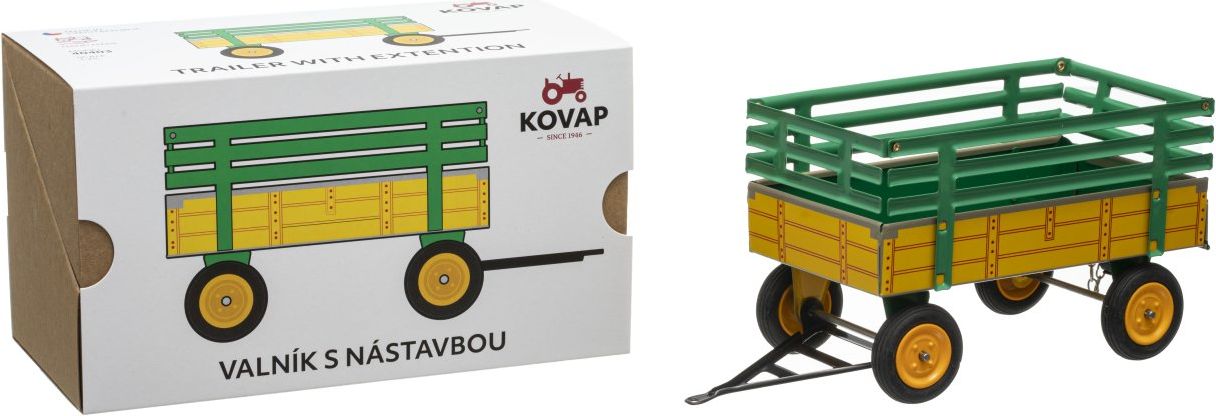 KOVAP Valník s nástavbou zelený - obrázek 5