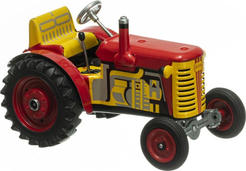 Kovap Traktor ZETOR SOLO červený – kovové disky kol - obrázek 3