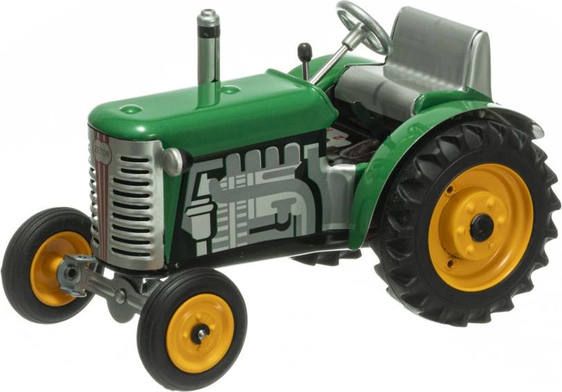 KOVAP Traktor ZETOR SOLO zelený – kovové disky kol - obrázek 2