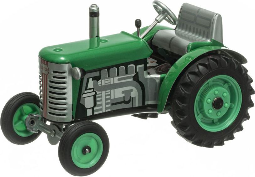 Kovap Traktor ZETOR zelený plastové disky - obrázek 1