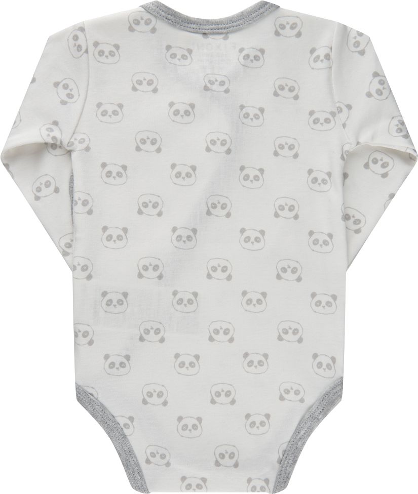 Fixoni novorozenecké body s dlouhým rukávem 422007-1236 Velikost: 50 - obrázek 2