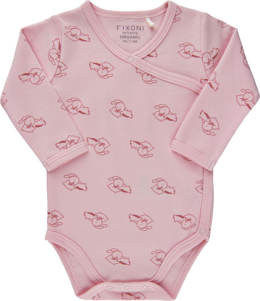 Fixoni novorozenecké body s dlouhým rukávem 422007-5718 Velikost: 50 - obrázek 1