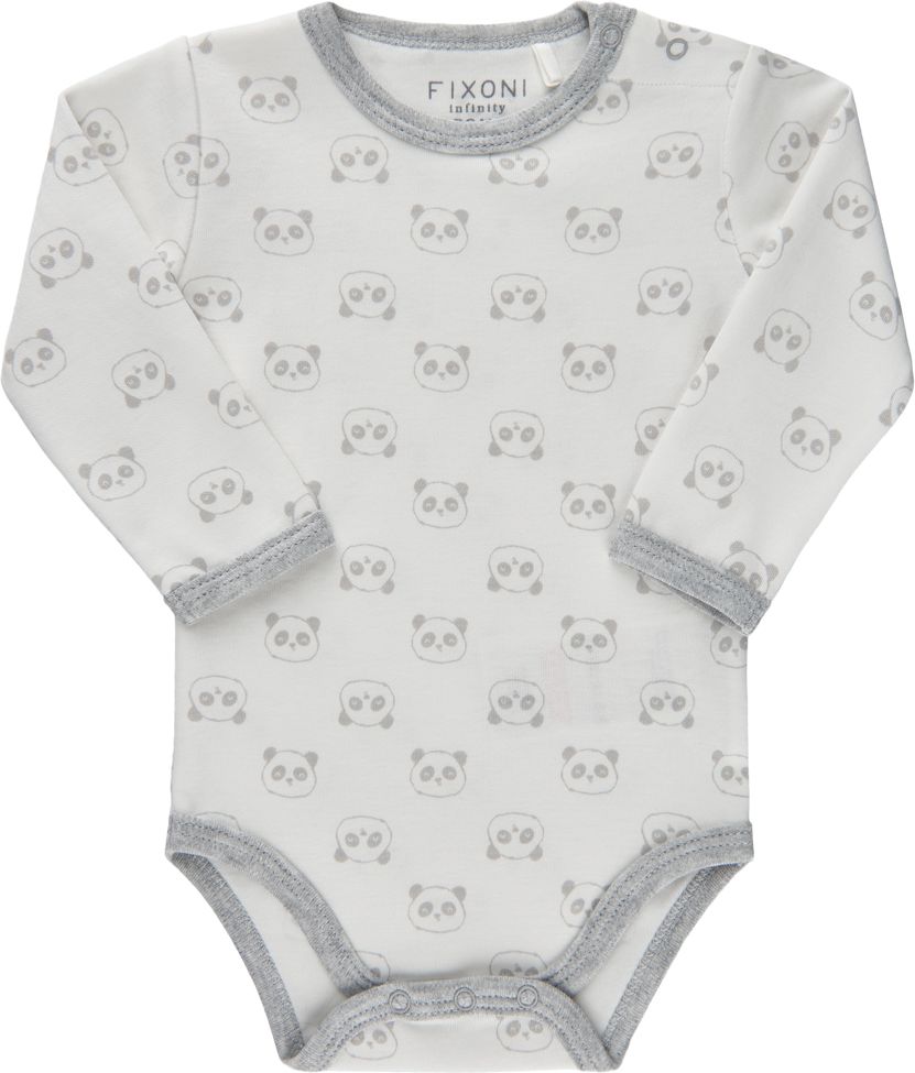 Fixoni novorozenecké body s dlouhým rukávem 422006-1236 Velikost: 50 - obrázek 1