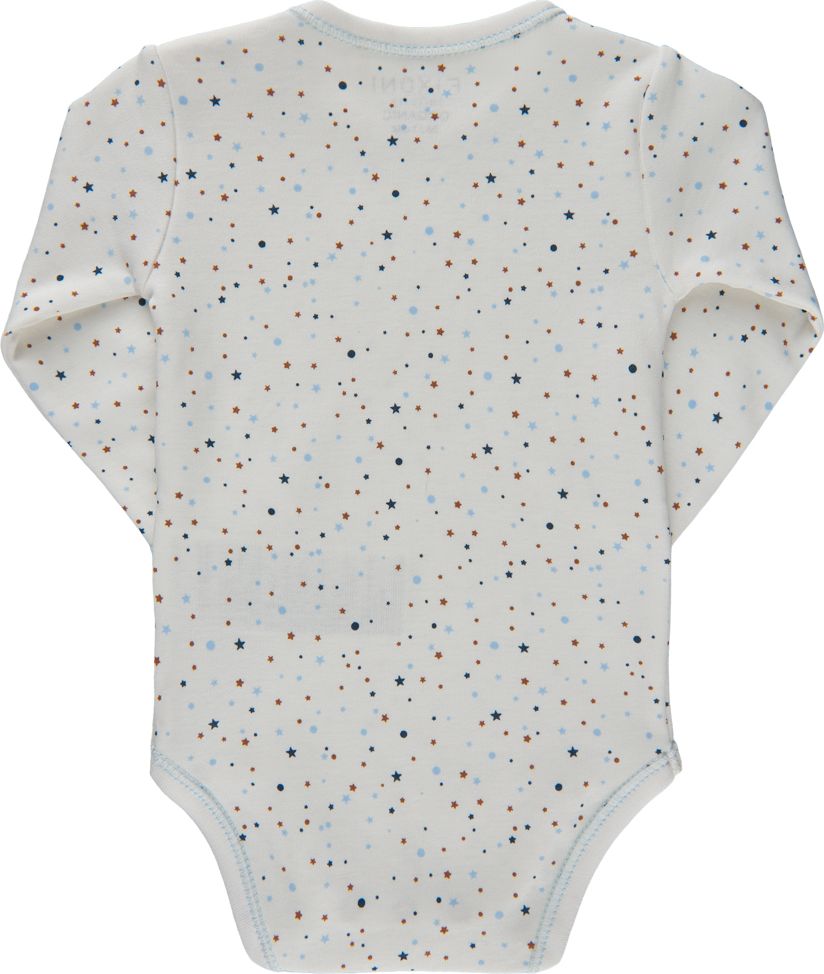 Fixoni novorozenecké body s dlouhým rukávem 422006-7101 Velikost: 50 - obrázek 2