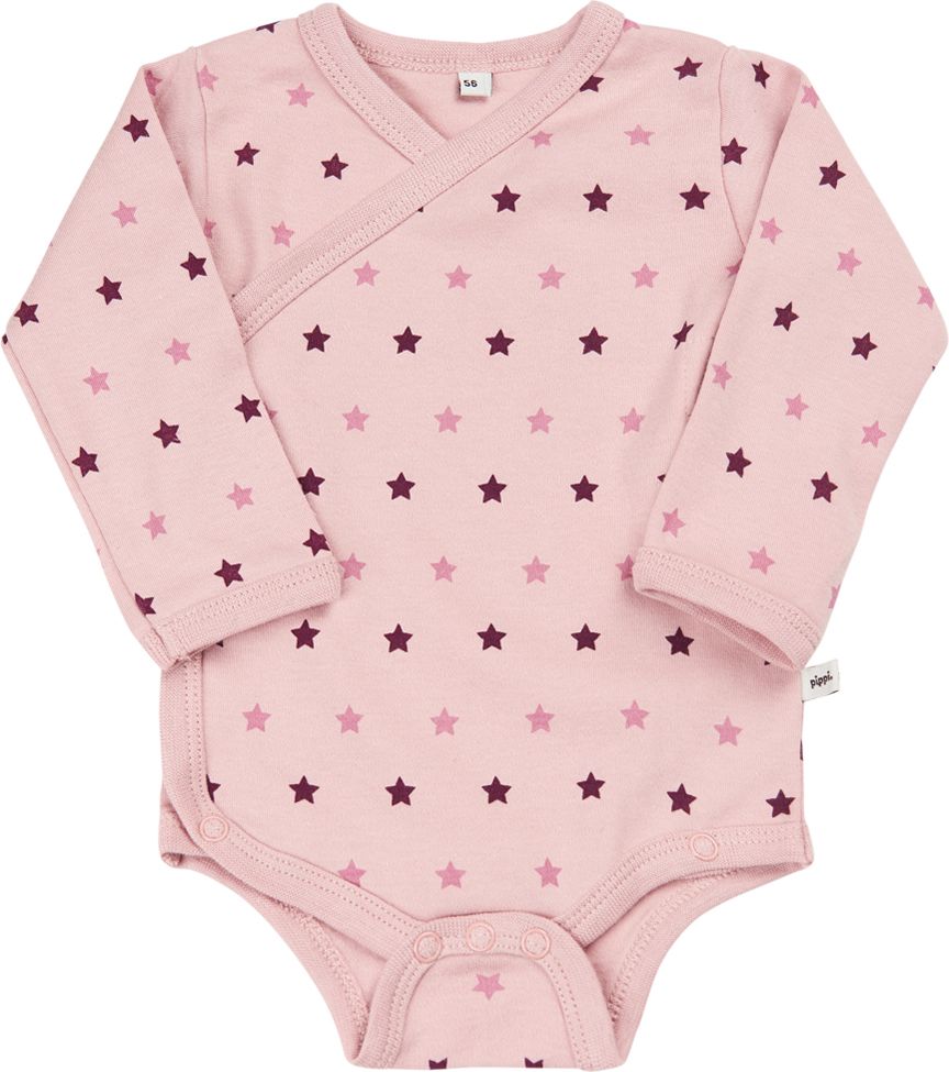 Pippi novorozenecké body s dlouhým rukávem set 4 ks 4760-600 Velikost: 50 - obrázek 3