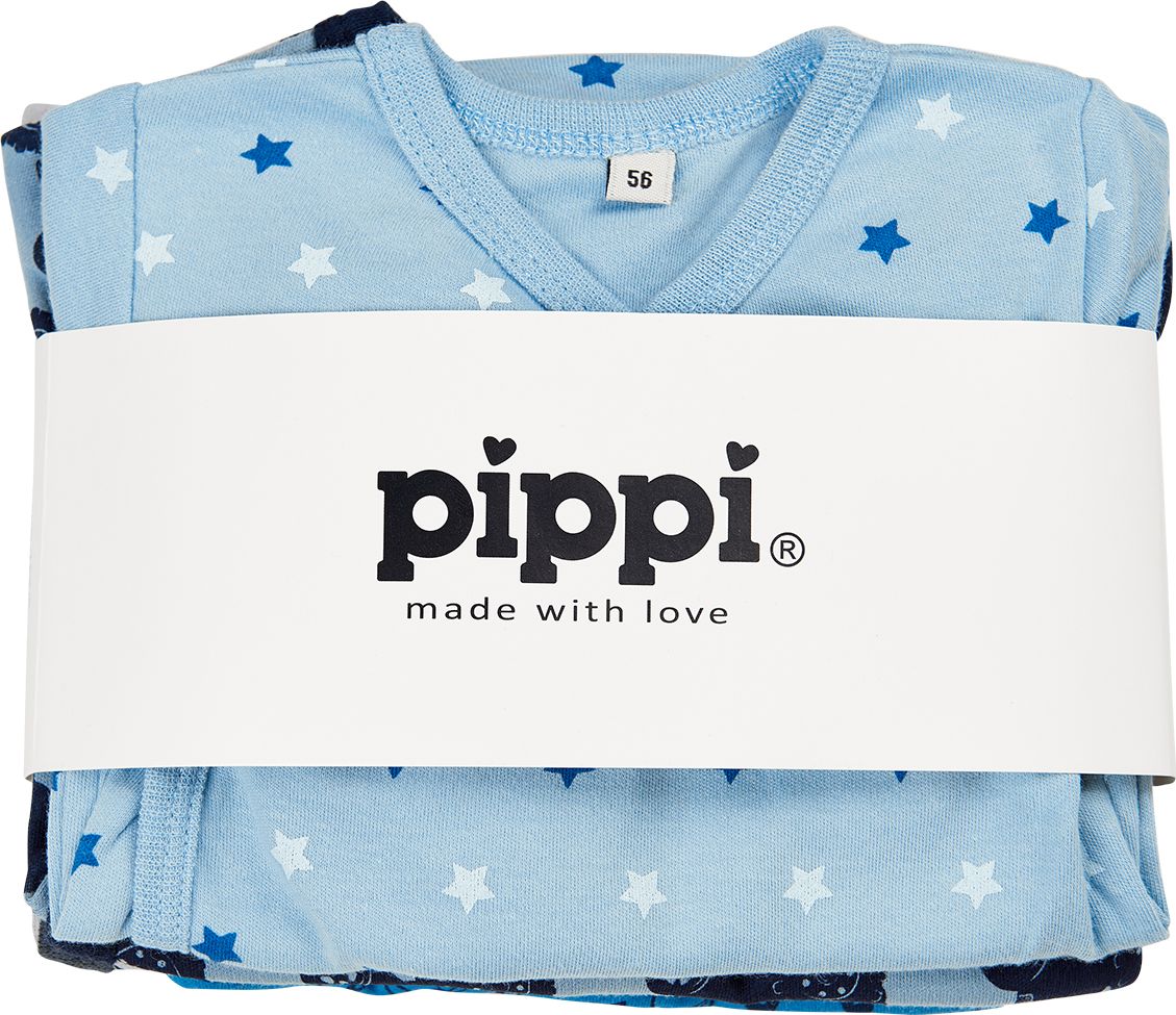 Pippi novorozenecké body s dlouhým rukávem set 4 ks 4760-725 Velikost: 50 - obrázek 2