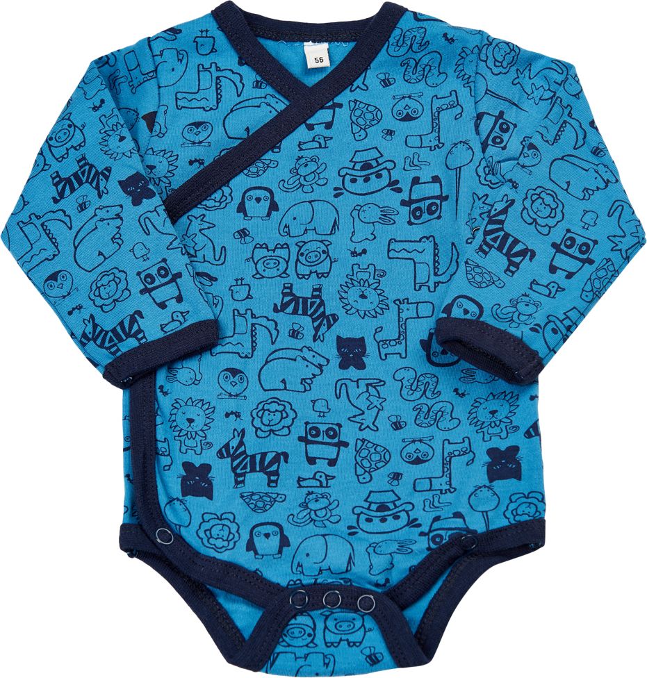 Pippi novorozenecké body s dlouhým rukávem set 4 ks 4760-725 Velikost: 50 - obrázek 3