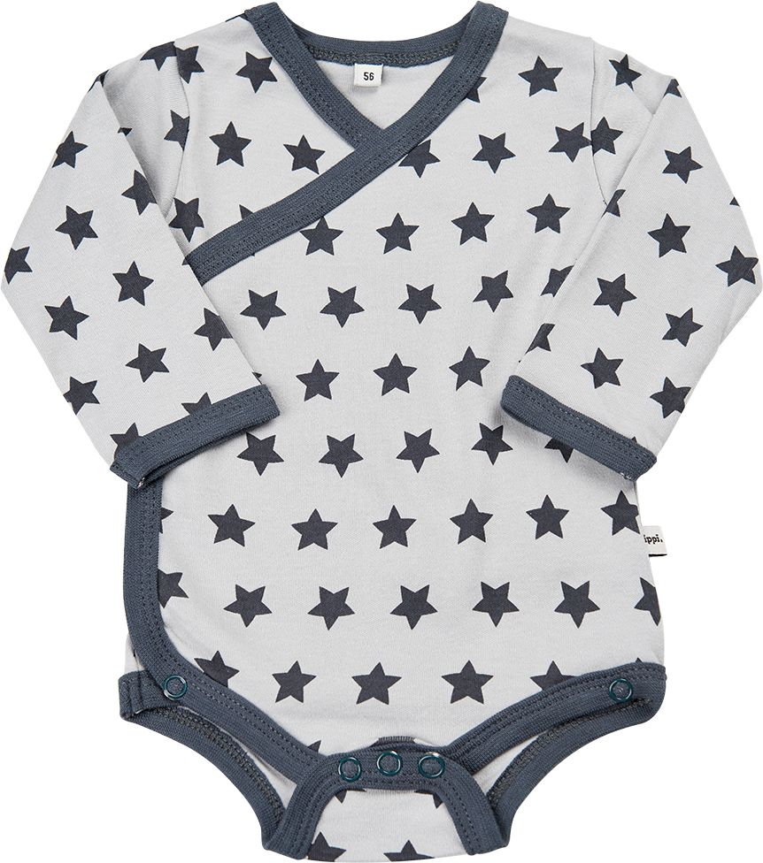 Pippi novorozenecké body s dlouhým rukávem set 4 ks 4760-725 Velikost: 50 - obrázek 4