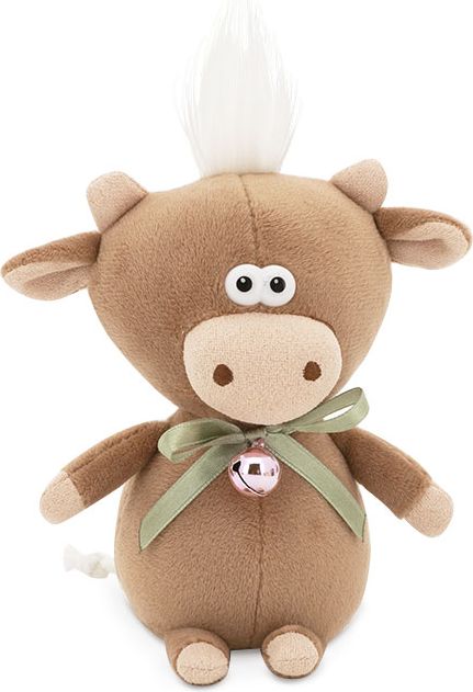 Světle hnědý volík Moo s rolničkou od firmy ORANGE TOYS - 12 cm - obrázek 1