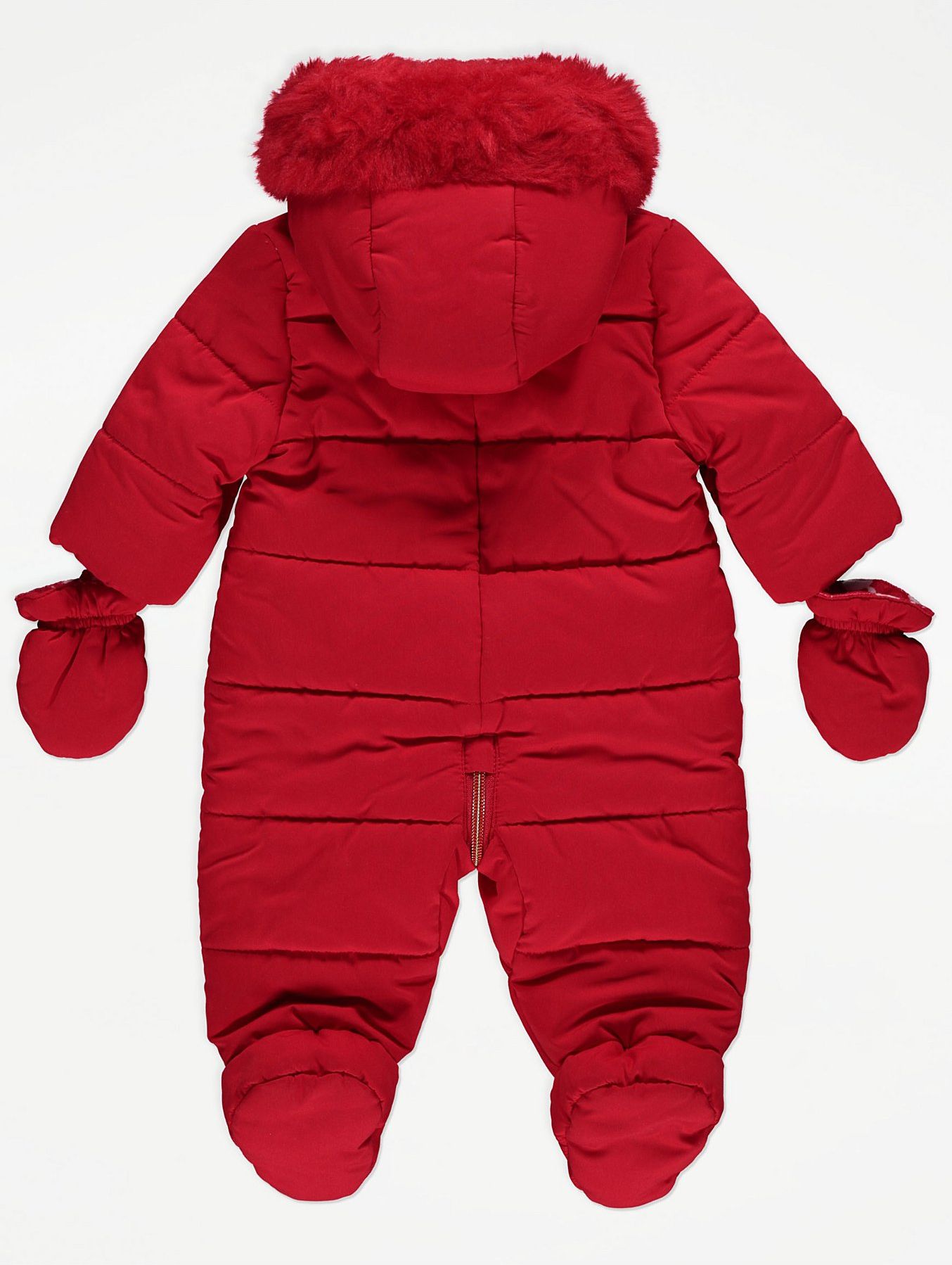 Kojenecká zimní kombinéza GEORGE, červená, motiv Minnie Mouse Velikost: 62 - 68cm (3 - 6 měsíců) - obrázek 2