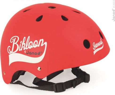 Cyklistická přilba pro děti Bikloon červená Janod s ventilací velikost 47-54 červená - obrázek 1