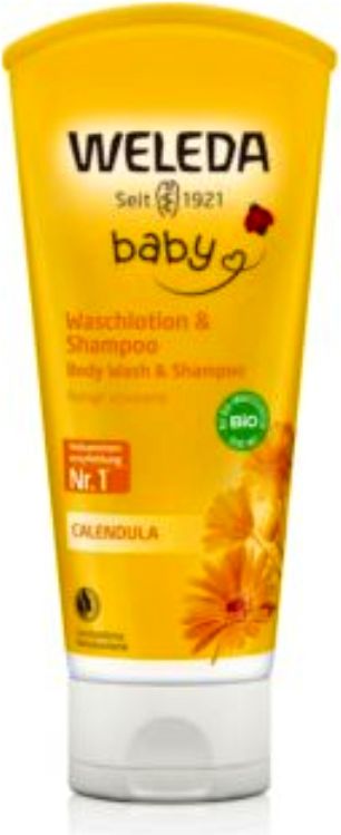 Weleda Baby and Child šampon a sprchový gel pro děti měsíček 200 ml - obrázek 1