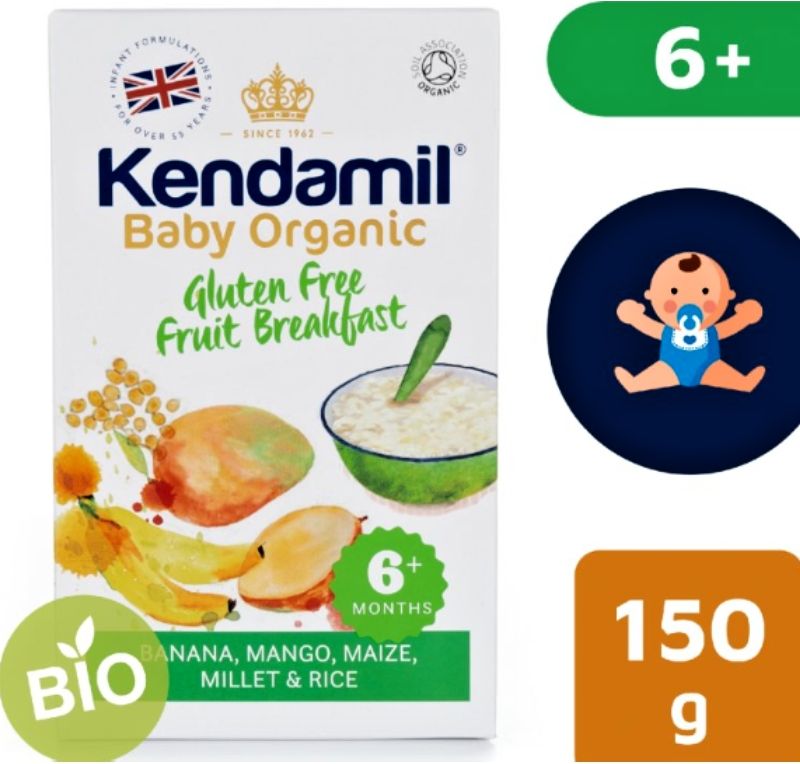 Kendamil BIO Organická dětská bezlepková ovocná kaše (150 g) - obrázek 1