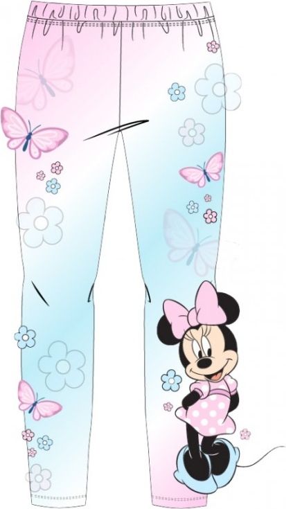 E plus M - Dívčí dlouhé legíny myška Minnie Mouse - laser 110 - obrázek 1