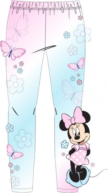 E plus M - Dívčí dlouhé legíny  myška Minnie Mouse - laser 110 - obrázek 1