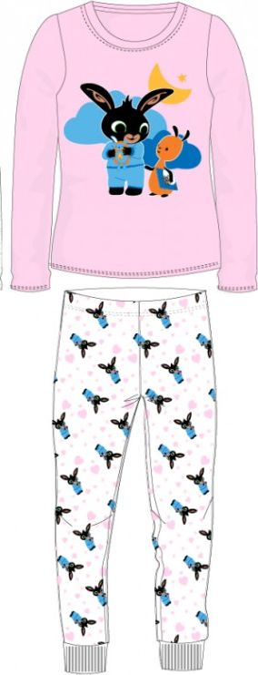 E plus M - Dívčí / dětské bavlněné pyžamo králíček Bing a Flop - sv. růžové 98 - obrázek 1