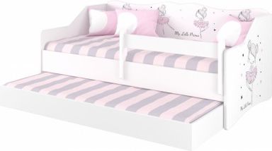 BabyBoo Dětská postel LULU 160 x 80 cm - Baletka - obrázek 1