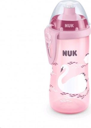 Dětská láhev NUK Junior Cup 300 ml růžová, Růžová - obrázek 1