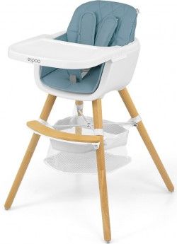 Jídelní židlička Milly Mally 2v1 Espoo modrá, Modrá - obrázek 1