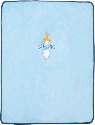 Dětská deka New Baby Knight 90x110 cm, Modrá - obrázek 1