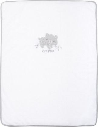 Dětská deka New Baby Cute Bear 90x110 cm, Bílá - obrázek 1