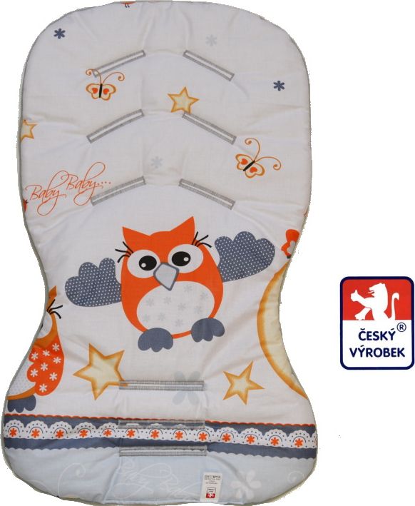 Vložka do kočárku Dětský svět Maxi noční sova/fleeece - obrázek 1