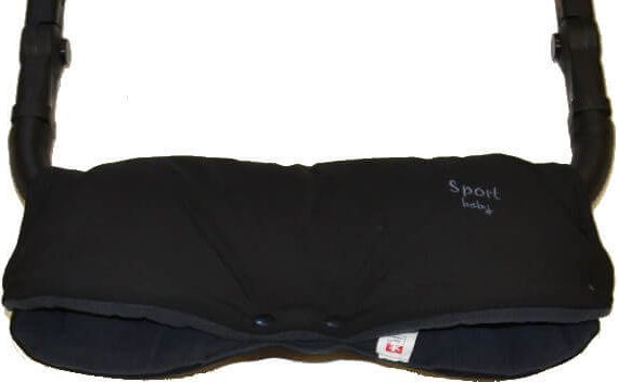 Rukávník na kočárek Dětský svět Sport baby Black/Grey - obrázek 1