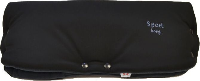 Rukávník na kočárek Dětský svět Sport baby Black/Grey - obrázek 2