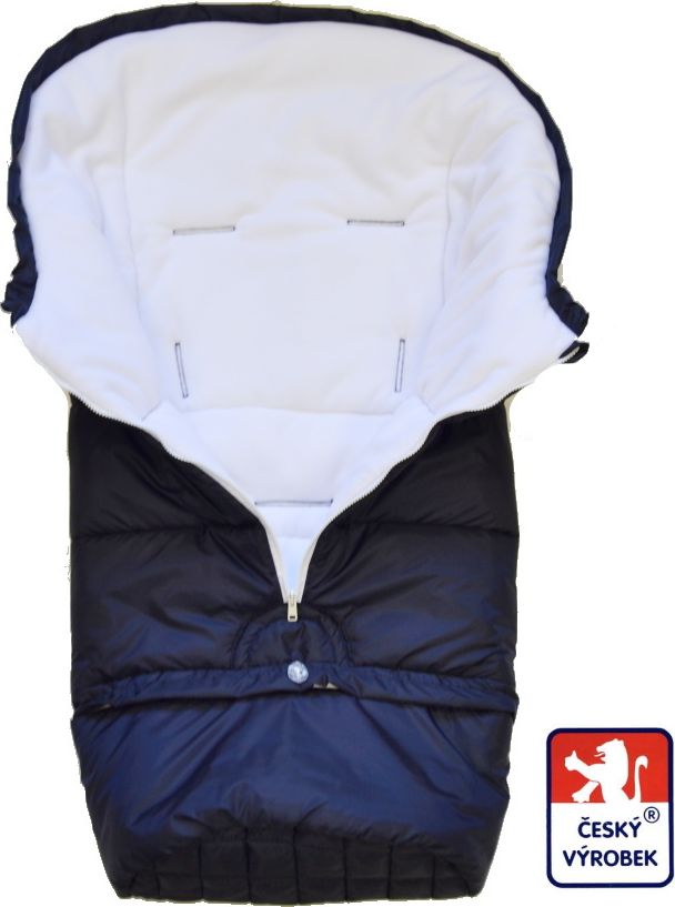 Dětský zimní fusak Dětský svět winter sport tmavě modrý/bílá Sněhulák - obrázek 4
