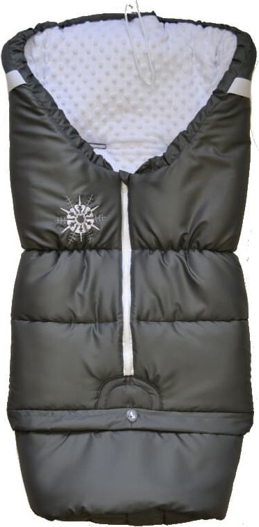 Dětský zimní fusak Dětský svět winter sport MINKY šedý/bílá - obrázek 1