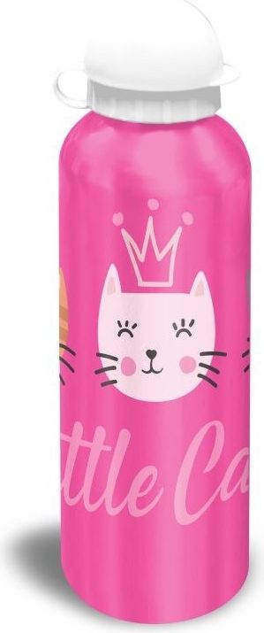 EUROSWAN ALU láhev Kočičky růžová Hliník, Plast, 500 ml - obrázek 1
