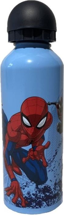 EUROSWAN ALU láhev Spiderman blue Hliník, Plast, 500 ml - obrázek 1
