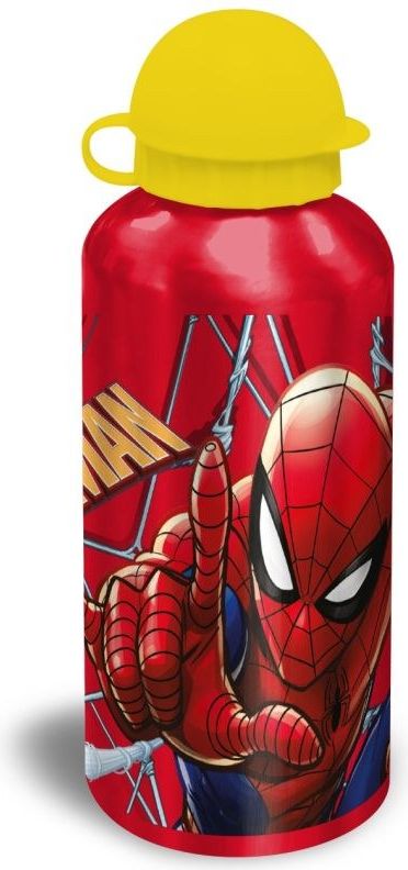 EUROSWAN ALU láhev Spiderman red Hliník, Plast, 500 ml - obrázek 1