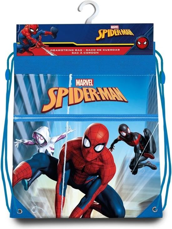 EUROSWAN Taška na tělocvik a přezůvky Spiderman Paralelní světy Polyester, 38/30 cm - obrázek 1