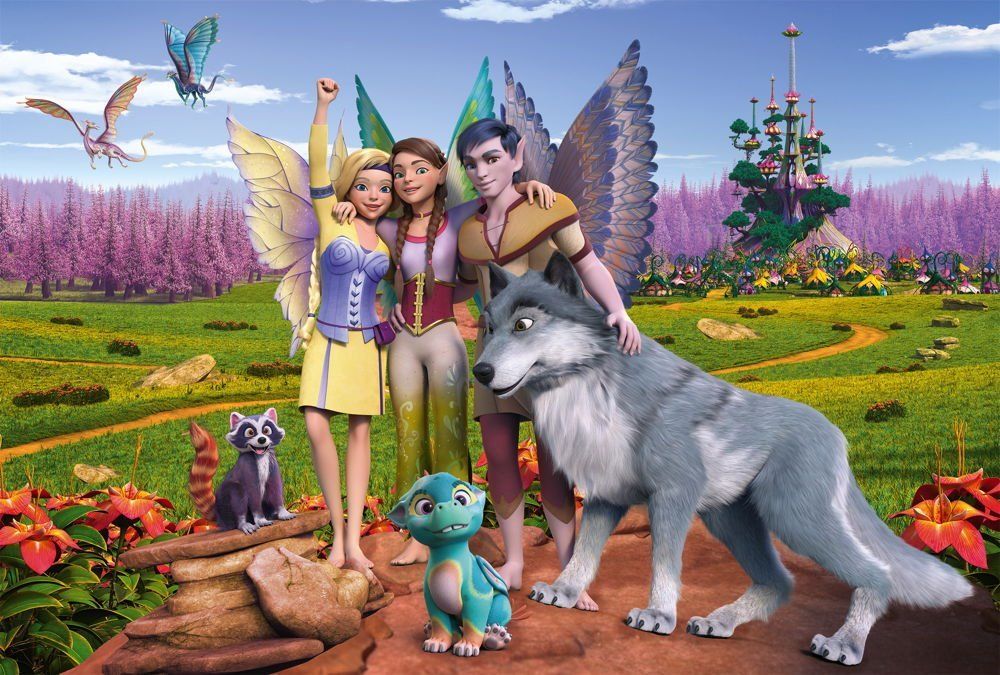 SCHMIDT Puzzle Schleich Bayala: Země elfů a draků 100 dílků - obrázek 1