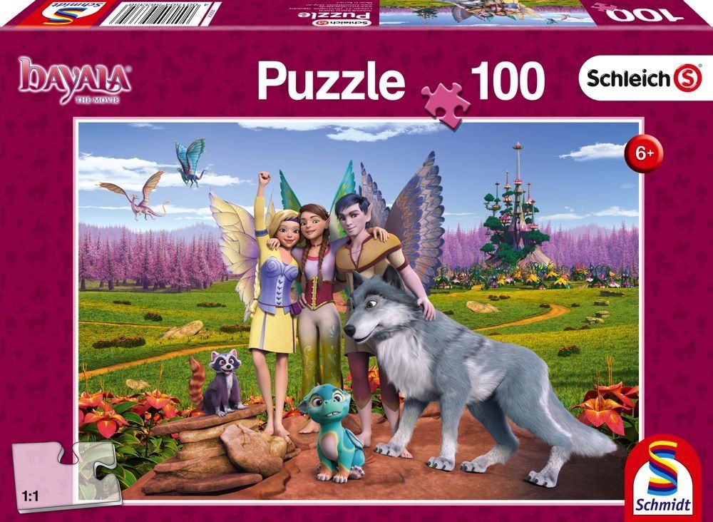 SCHMIDT Puzzle Schleich Bayala: Země elfů a draků 100 dílků - obrázek 2