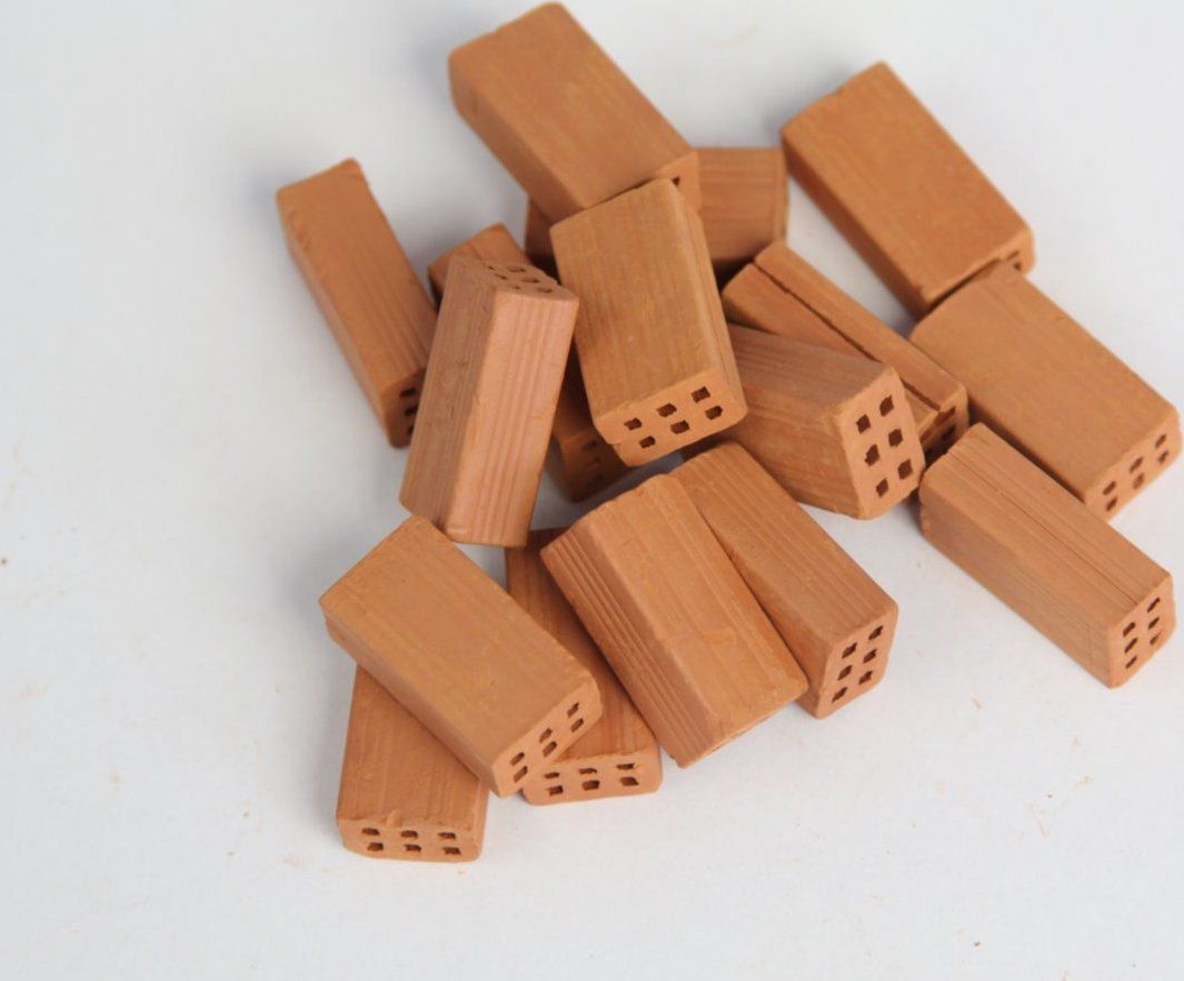 TREFL BRICK TRICK Náhradní balení přírodních dlouhých cihel 40ks - obrázek 2