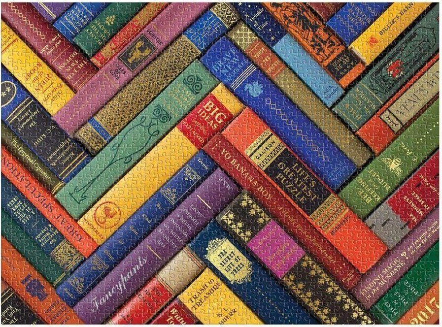 GALISON Metalické puzzle Knihovna 1000 dílků - obrázek 2