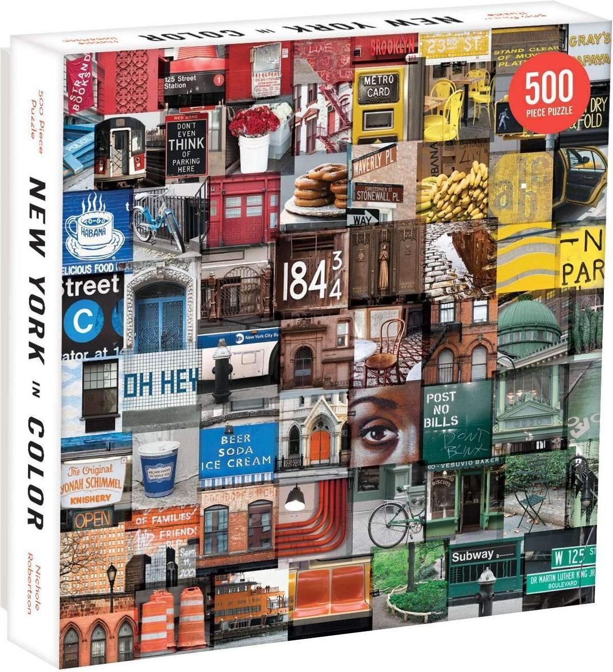 GALISON Čtvercové puzzle Barevný New York 500 dílků - obrázek 3