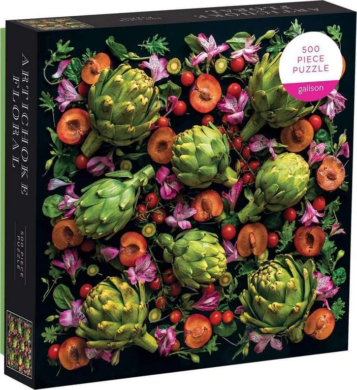GALISON Čtvercové puzzle Artyčoky 500 dílků - obrázek 2