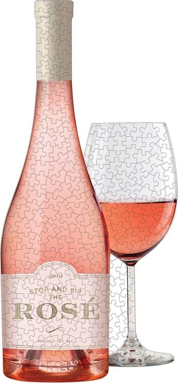 GALISON Tvarové puzzle Rosé All Day 2v1 500 dílků - obrázek 3