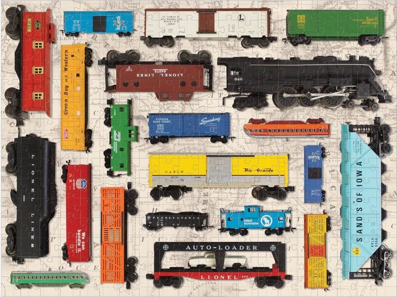 GALISON Puzzle Vintage vláčky 300 dílků - obrázek 2