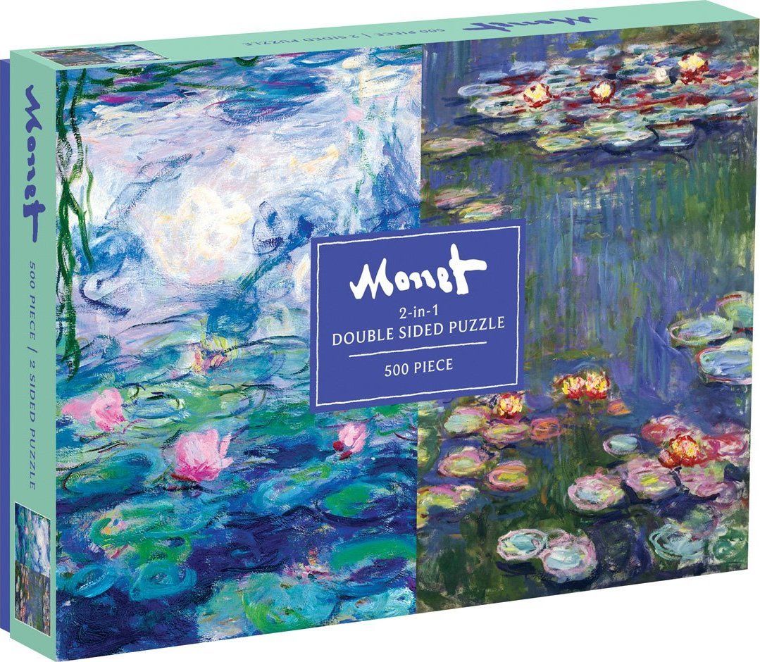 GALISON Oboustranné puzzle Monet 500 dílků - obrázek 1