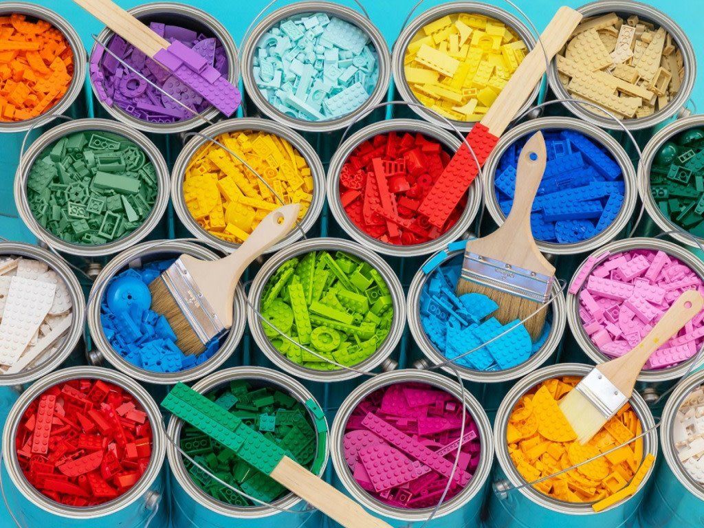 GALISON Puzzle LEGO® Paint Party 1000 dílků - obrázek 1
