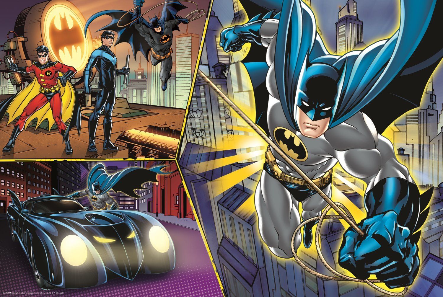 TREFL Puzzle Nebojácný Batman 100 dílků - obrázek 1