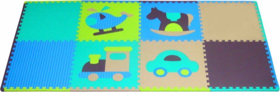 BABY GREAT Pěnové puzzle Klučičí hračky SX (60x60) s okraji - obrázek 1