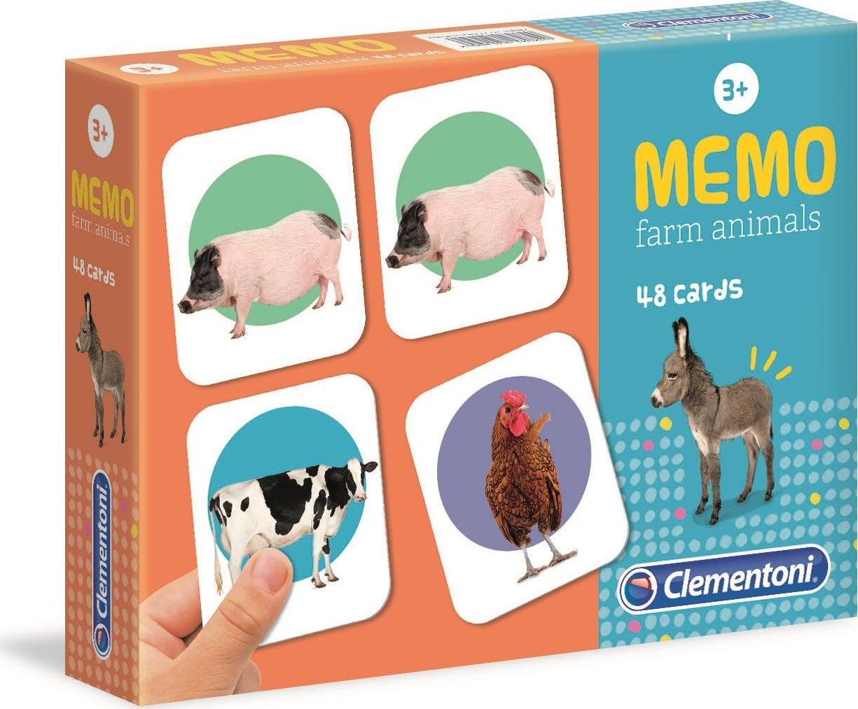 CLEMENTONI Pexeso Zvířátka z farmy - obrázek 1