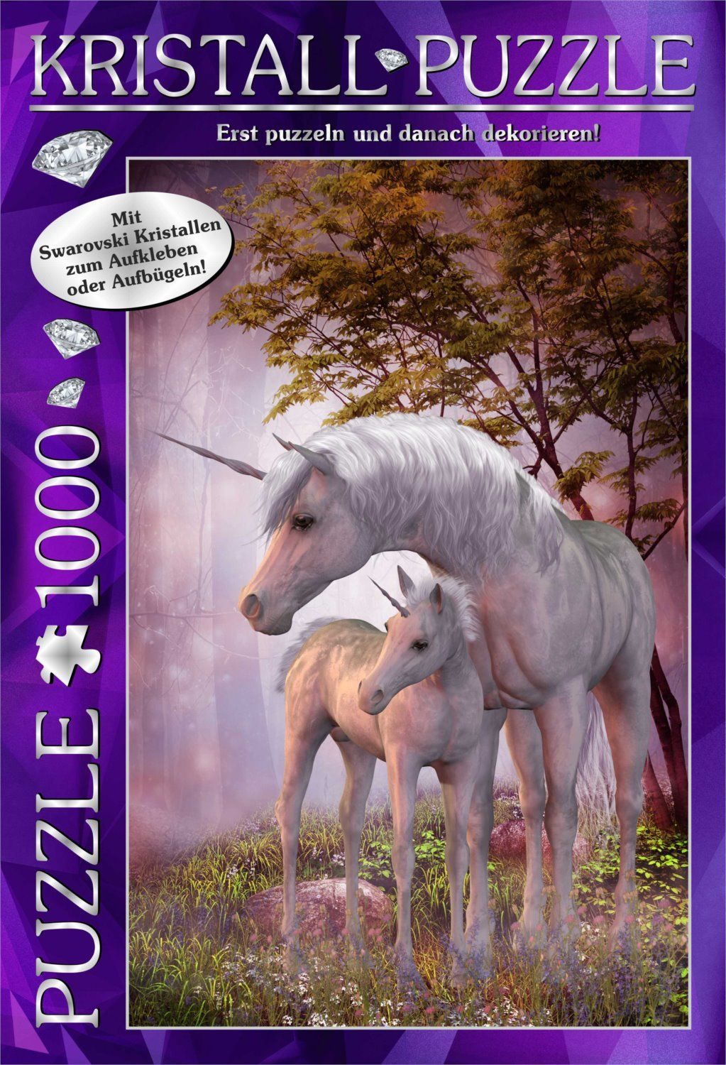 M.I.C. M.I.C. Puzzle s drahokamy Swarovski Můj vysněný svět 1000 dílků - obrázek 1