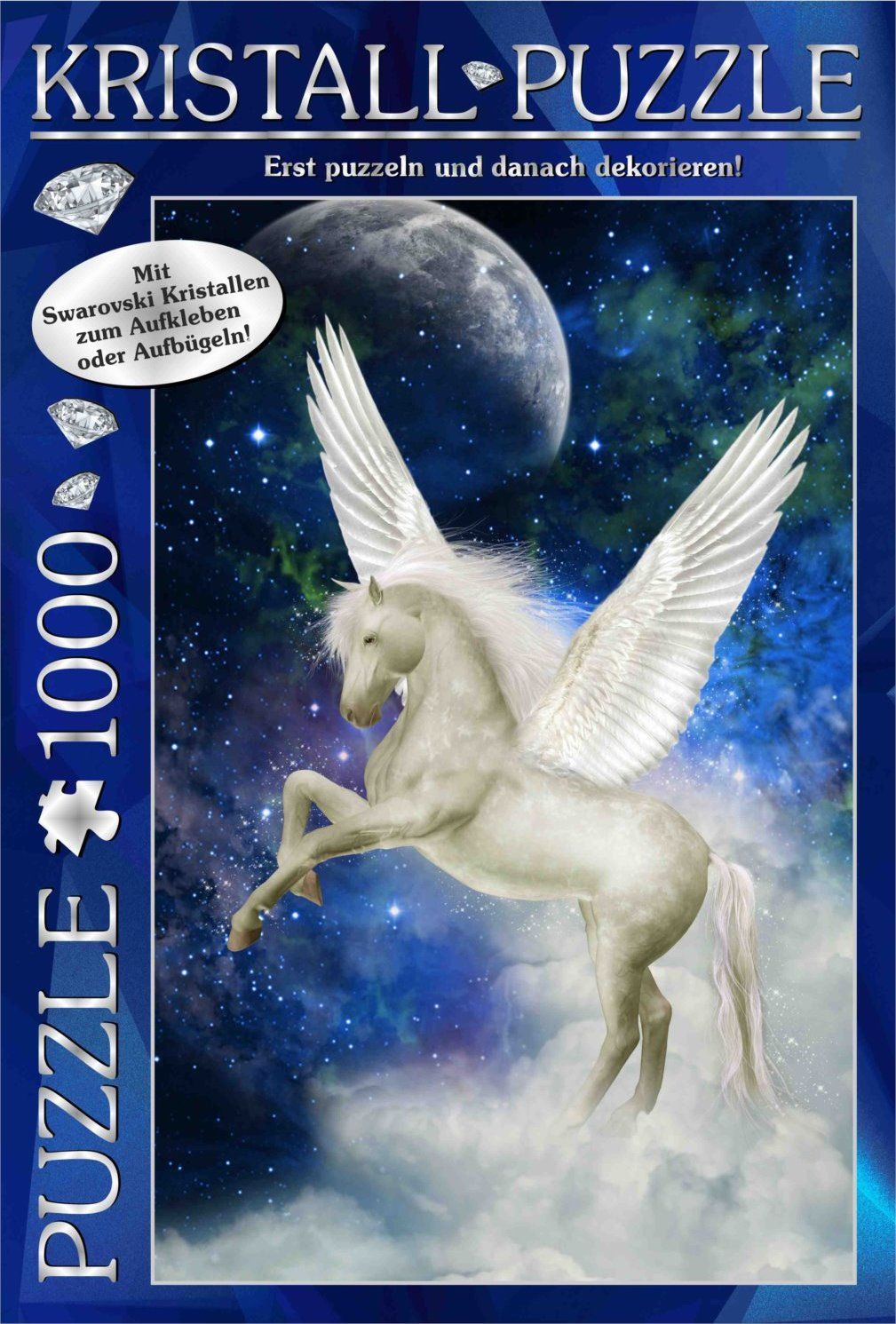 M.I.C. M.I.C. Puzzle s drahokamy Swarovski Můj mýtický Pegas 1000 dílků - obrázek 1